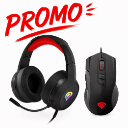 Pachet promo Casti Genesis Neon 200 RGB  +Mouse Genesis Xenon 400