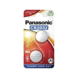 Set 2 Baterii Alcaline PANASONIC CR2032