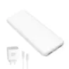 Set Powerbank Baterie Externa PLATINET 10000 mAh Li-Ion PMPB10SETB + Incarcator de Perete 20W + Cablu USB-C la USB-C Alb