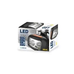 Lanterna de cap LED 3W, Platinet, cu lumina alba, 3 moduri iluminare, acumulator 1200 mAh