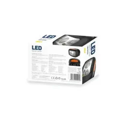 Lanterna de cap LED 3W, Platinet, cu lumina alba, 3 moduri iluminare, acumulator 1200 mAh