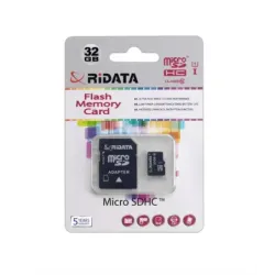 Card de Memorie RIDATA MicroSDHC, 32 GB, cu Adaptor