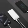 Baterie Externa Powerbank 10 000 mAh 10W PD 2x USB-C 1x USB-A Alb