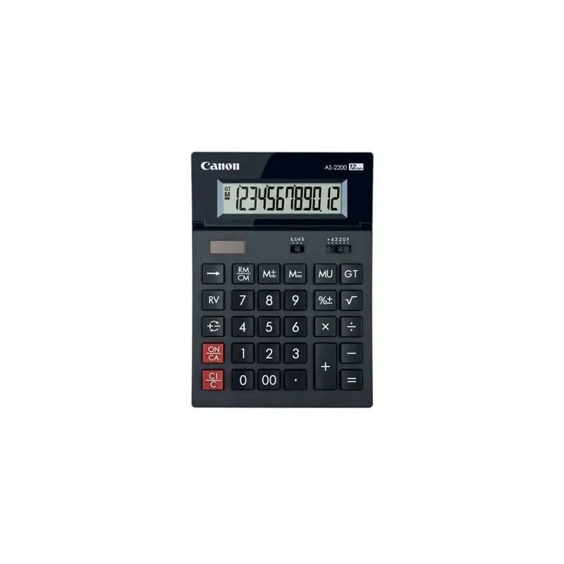 Calculator Birou Canon 12 Dig AS-2200, negru