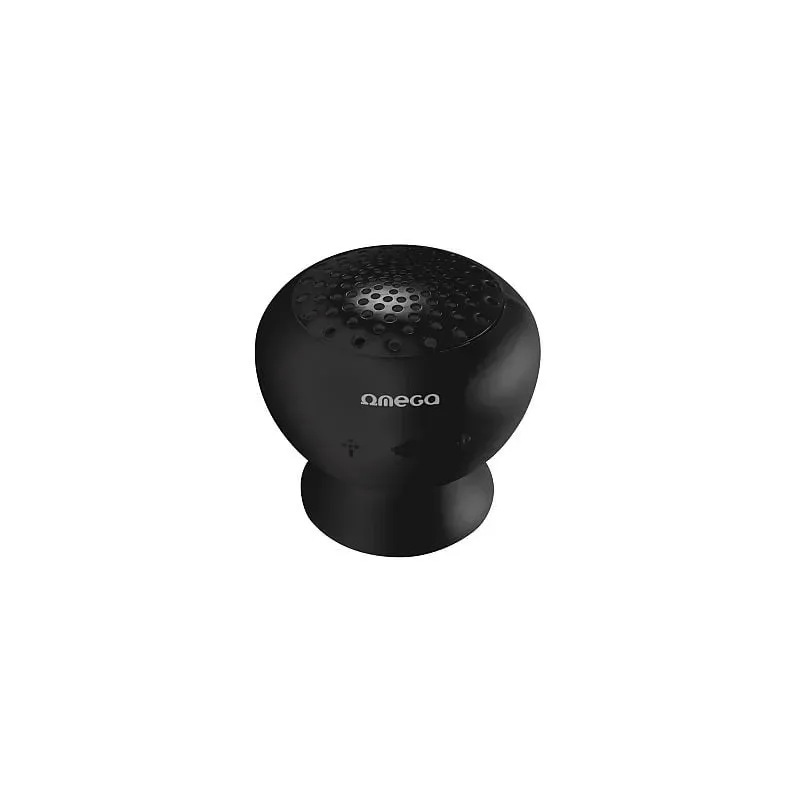 Boxa Portabila Bluetooth OMEGA OG46B, Silicon, Rezistent la apa, negru