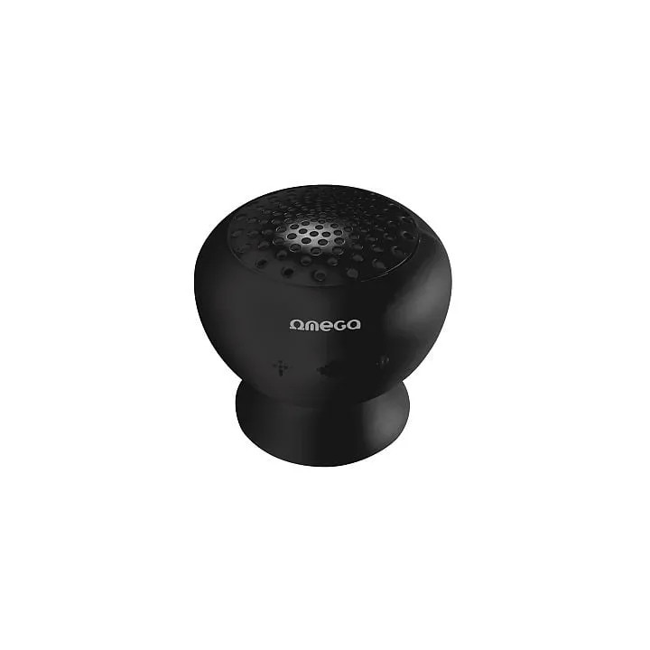 Boxa Portabila Bluetooth OMEGA OG46B, Silicon, Rezistent la apa, negru