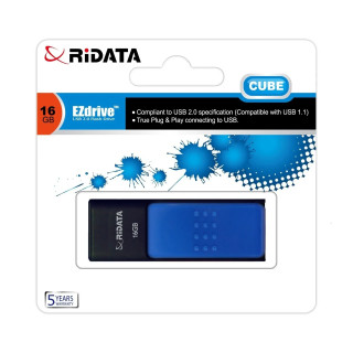 Memorie Stick USB 2.0 RIDATA, ID50 16 GB, Albastru