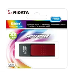 Memorie Stick USB 3.0 RIDATA, HD50 32 GB, Rosu