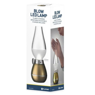 Lampa cu suflare Platinet + Incarcator USB – Iluminare inteligenta