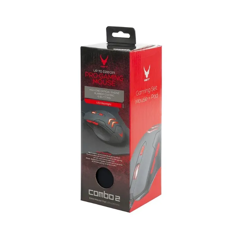 VARR Mouse Gaming VSETMPX4 + MOUSEPAD VARR Mouse Gaming VSETMPX4 + MOUSEPAD