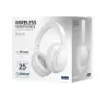Casti fara fir,, wireless, Platinet, PHB086W, cu microfon, Alb