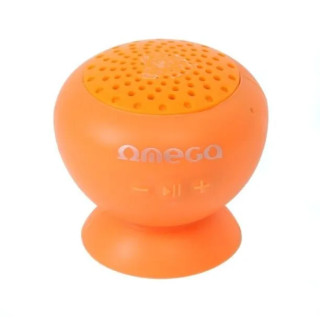 Boxa Portabila Bluetooth OMEGA OG46O, Silicon, Rezistent la apa, Portocaliu