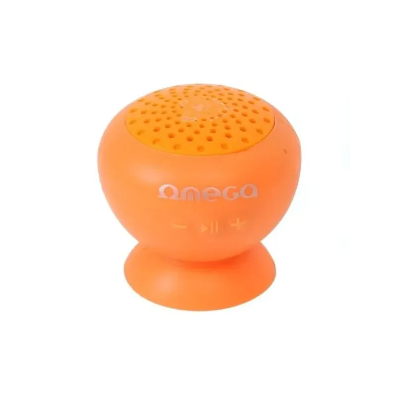 Boxa Portabila Bluetooth OMEGA OG46O, Silicon, Rezistent la apa, Portocaliu
