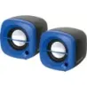 OMEGA Sistem Boxe 2.0 Portabil, 6W Rms, 100W Max, Stereo, Negru/Albastru