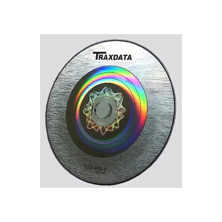 TRAXDATA DVD-R 4.7 GB, 16x, Magic Silver, set 10 buc