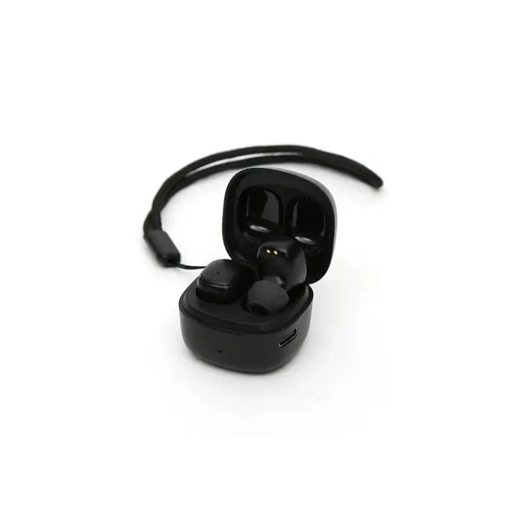 Casti Platinet Adventure Wireless TWS PM1001B, cu statie de incarcare, negre