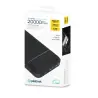 Powerbank Baterie Externa 20000mAh, 3.7V, PLATINET PMPB20W706B, Negru, USB Tip-C, USB-A, microUSB, Indicator LED