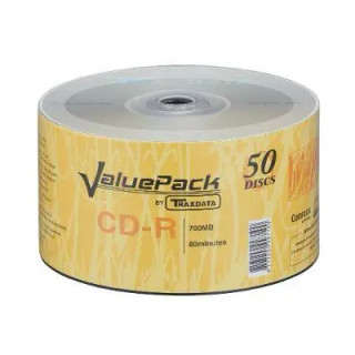 Set 50 CD-R TRAXDATA ValuePack 52x 700 MB