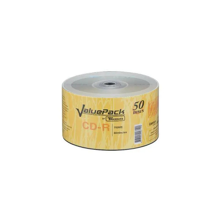 Set 50 CD-R TRAXDATA ValuePack 52x 700 MB