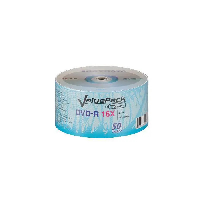Set 50 DVD-R TRAXDATA ValuePack 4.7GB 16X