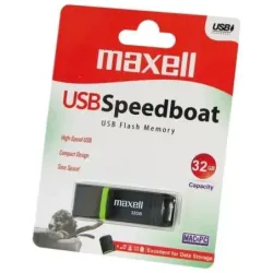 Memorie Stick USB MAXELL SPEEDBOAT, USB 2.0, 32 GB, Negru