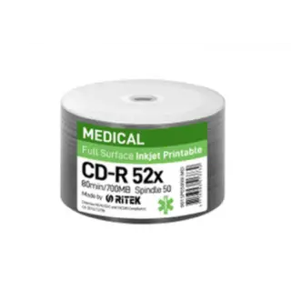Set 50 CD -R 52X Traxdata Medical 700 MB