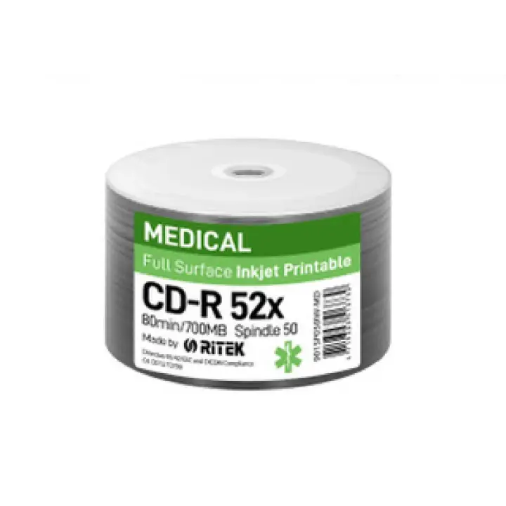 Set 50 CD -R 52X Traxdata Medical 700 MB
