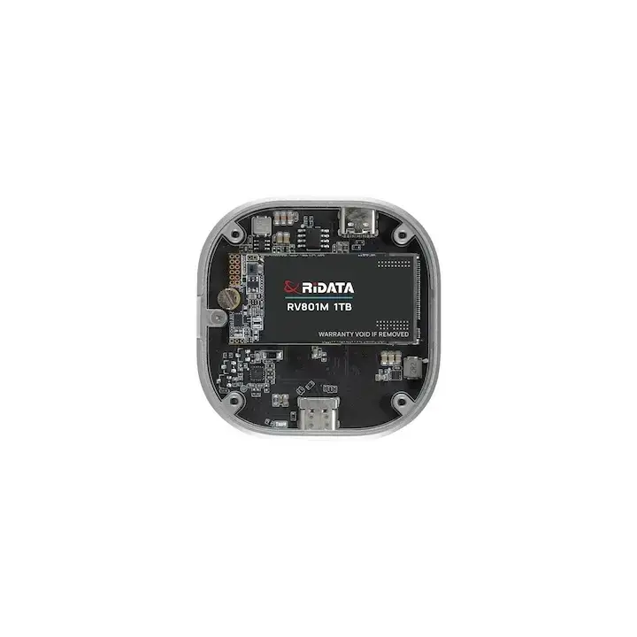 Solid State Drive (SSD) Portabil Ridata 1 TB RV801M, Tip C, USB 3.2, pana la 1050 MB/s, carcasa metalica