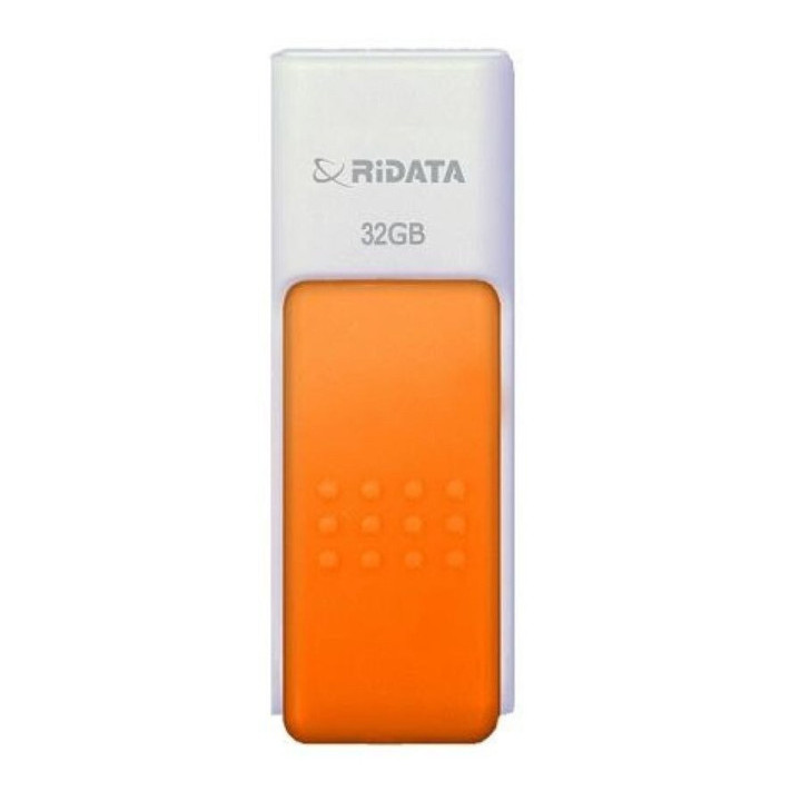 Memorie Stick USB 3.0 RIDATA, 32 GB, HD50, ALB/PORTOCALIU