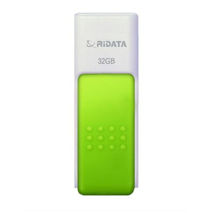Memorie Stick USB 3.0 RIDATA, HD50, 32 GB, HD50, ALB/VERDE