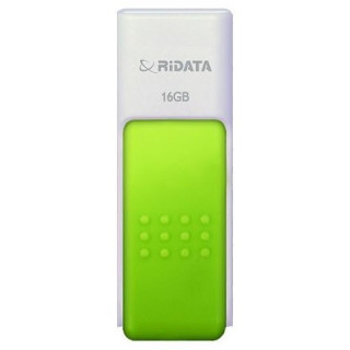 Memorie Stick USB 2.0 RIDATA, ID50, 16 GB, Alb/Verde