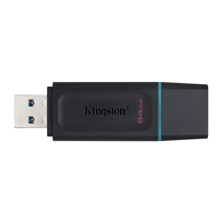 Memorie Stick USB 3.2 KINGSTON 64GB  Exodia Negru/Albastru, DTX/64GB DataTraveler