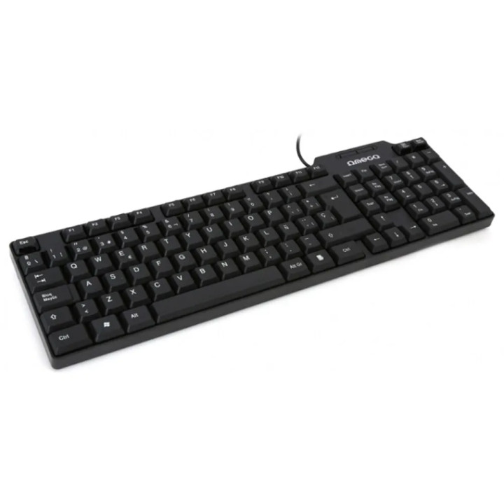 Tastatura universala OMEGA, Cu Fir, Slim, OK05T,  Neagra